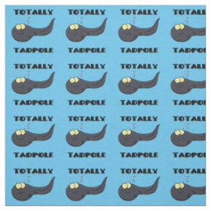 Cute fun tadpole cartoon illustration Shower Fabric