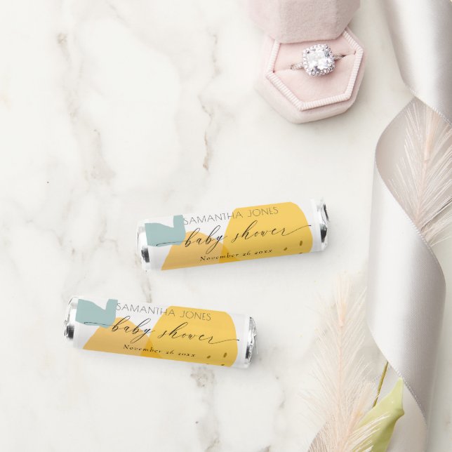 Cute Fun Yellow Lemon Fruity Citrus Baby Shower Breath Savers® Mints (Wedding)
