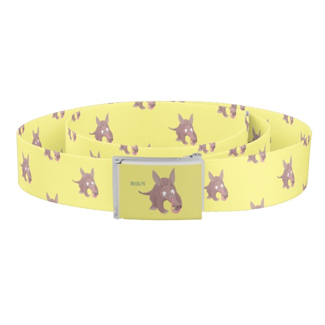 Cute funny aardvark cartoon belt (Coil)