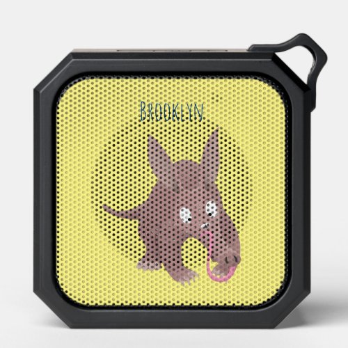 Cute funny aardvark cartoon  bluetooth speaker