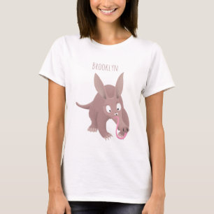 Cute funny aardvark cartoon T-Shirt