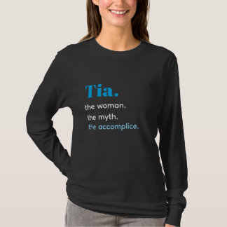 Cute Funny Aunt Tia Shirt