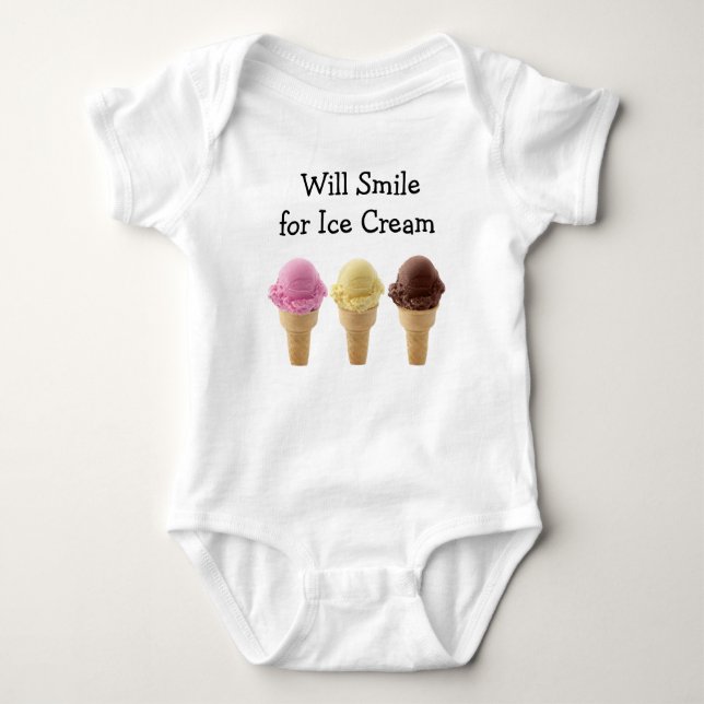 Cute Funny Baby  Baby Bodysuit (Front)