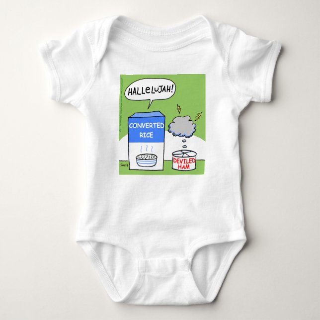 Cute Funny Baby Clothes For Christian Babies Baby Bodysuit (Front)