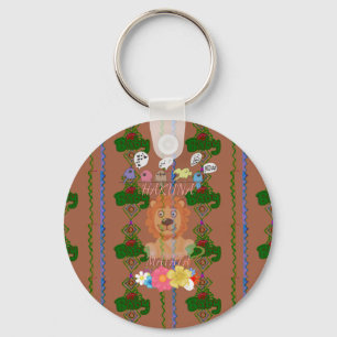 Cute Funny Baby Lion King: Hakuna Matata Design Keychain