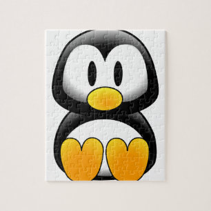 Cute Funny Baby Penguin Jigsaw Puzzle