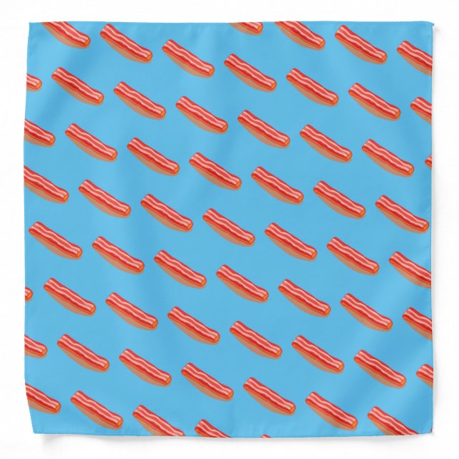 Cute Funny Bacon  Bandana (Front)