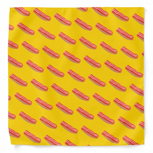 Cute Funny Bacon  Bandana (Front)