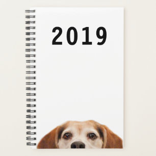 Cute Funny Beagle Dog Modern Trendy Planner