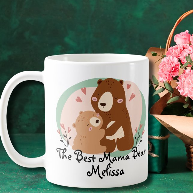 Cute Funny Best Mama Bear  Coffee Mug (Creator Uploaded)