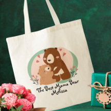 Cute Funny Best Mama Bear 