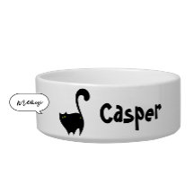 Cute Funny Black Cat Butt Cartoon Name