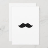 Cute Funny Black Mustache (Front/Back)
