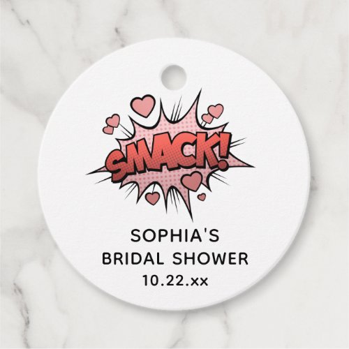 Cute Funny Bridal Shower Retro Wedding Favor Tags