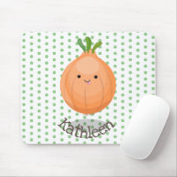 Cute funny brown onion cartoon illustration