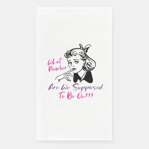 Cute Funny Bunco Party Paper Guest Towels