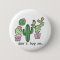 Cute Funny Cactus Button