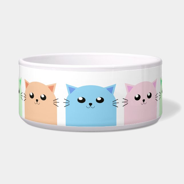 Cute Funny Cat Bowl (Front)