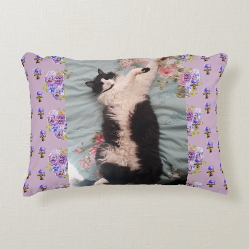 Cute Funny Cat Doing a Happy Dance cats Cushion