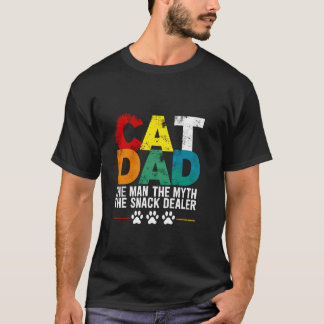 Cute Funny Cat Lover Gifts Fathers Day Funny Cat 1 T-Shirt