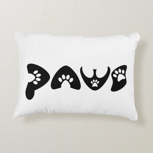 Cute  Funny Cat Meow Accent Pillow