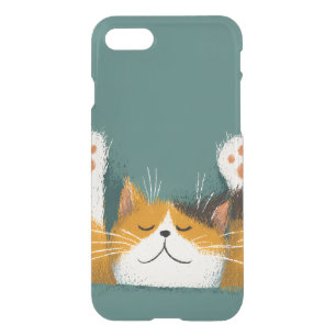 Cute Funny Cat Nap iPhone SE/8/7 Case