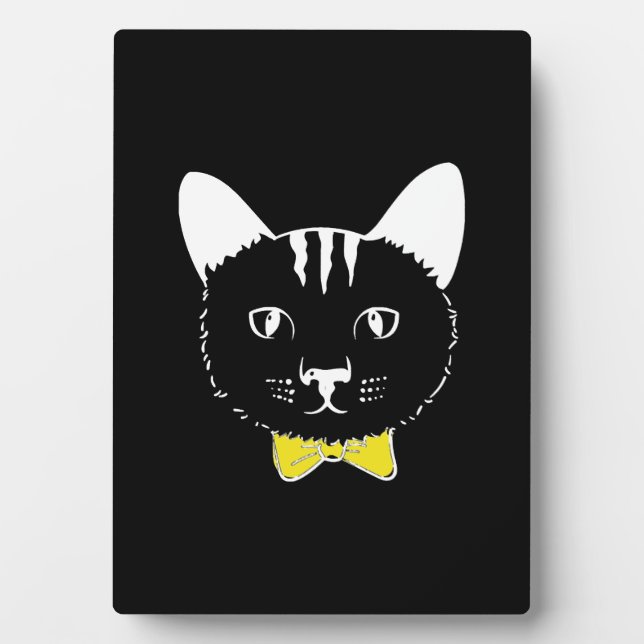 Cute funny cat plaque (Front)