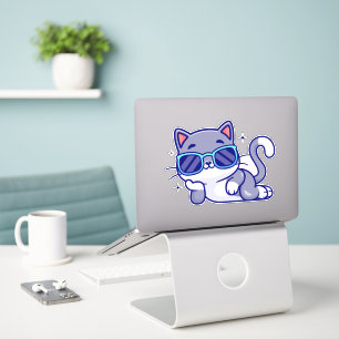 cute funny cat sticker