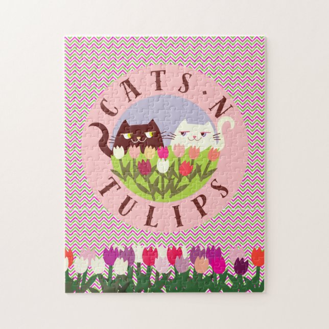 Cute Funny Cats Jigsaw Puzzle (Vertical)