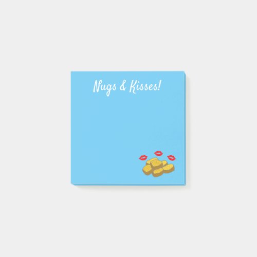 Cute Funny Chicken Nuggets Hugs  Kisses Post_it N Post_it Notes