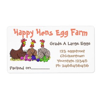 Cute funny chickens cartoon egg carton
