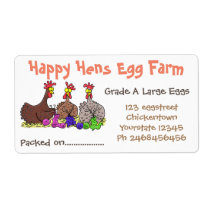 Funny duck cartoon illustration egg carton label