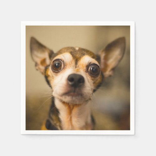 Cute  Funny Chihuahua Dog paper napkins