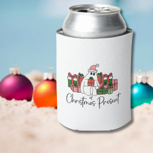 Cute Funny Christmas Can Cooler