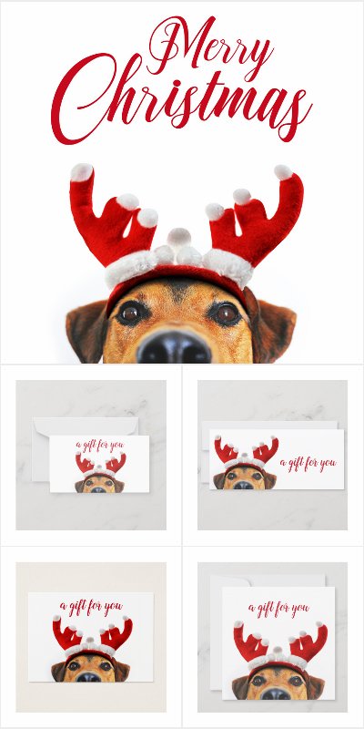 Cute Funny Christmas Dog Reindeer Antler Headband