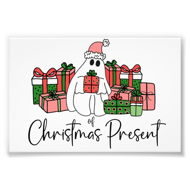 Cute Funny Colorful Christmas Photo Print (Front)