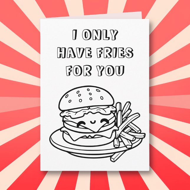 Cute Funny Coloring Page Pun | Valentine's Day Card (Creator Uploaded)
