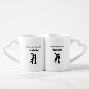 Cute Funny Couple Gift, Valentine’s Day or Wedding Coffee Mug Set