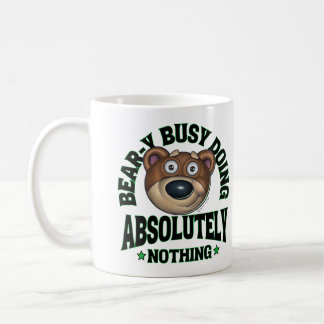 Cute Funny Cuddly Cartoon Bear Coffee Mug