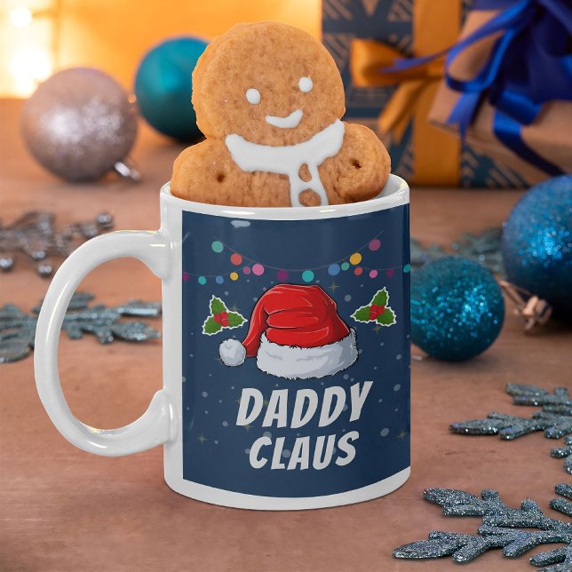 Cute Funny Custom Family Santa Hat Christmas Coffee Mug (Creator Uploaded)