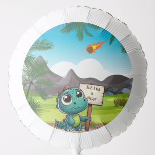 cute, funny dinosaur balloon
