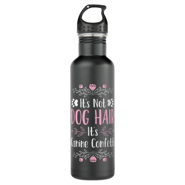 Cute Funny Dog Groomer Stainless Steel Water Bottle (Front)