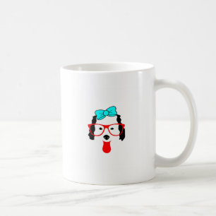 Cute Funny Dog Head Drawing Coffee Mug