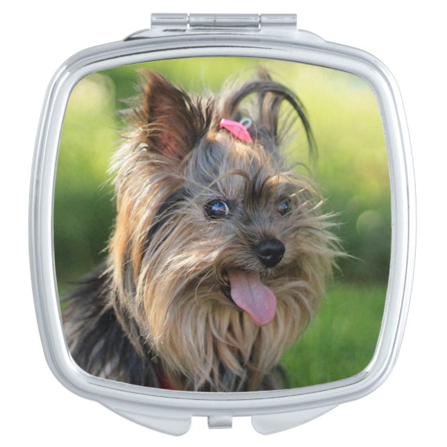 Cute & Funny Dog pocket mirror (Front)