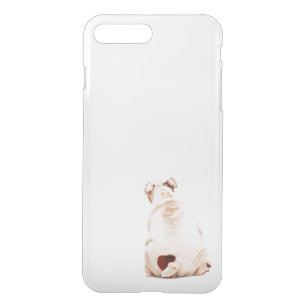 Cute funny dog white Bulldog  iPhone 8 Plus/7 Plus Case