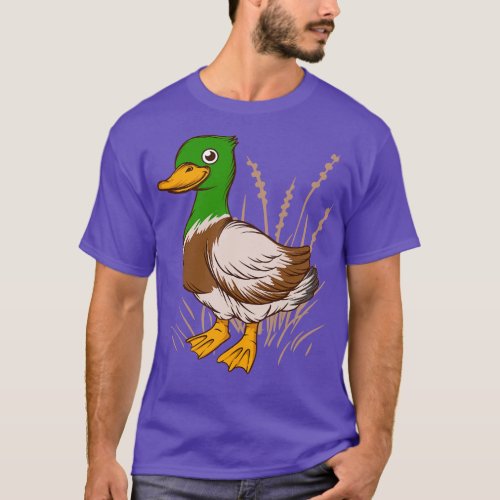 Cute Funny Duck Graphic Duck Lover Gift T_Shirt