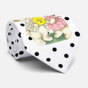 Cute Funny Easter Bunny Neck Tie