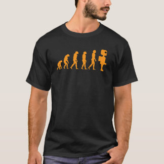 Cute Funny Evolution To Robot Machine Electronics T-Shirt