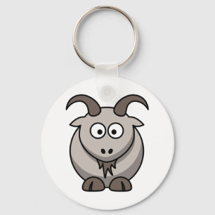 Cute Funny Farm Yard Goat    Keychain