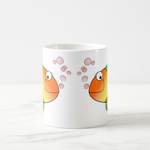 Cute Funny Fish _ Colorful Coffee Mug